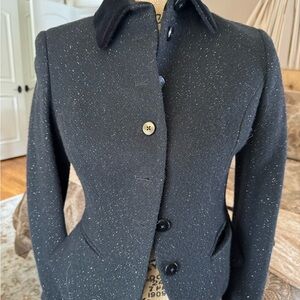 Ralph Lauren Black Speckled Blazer